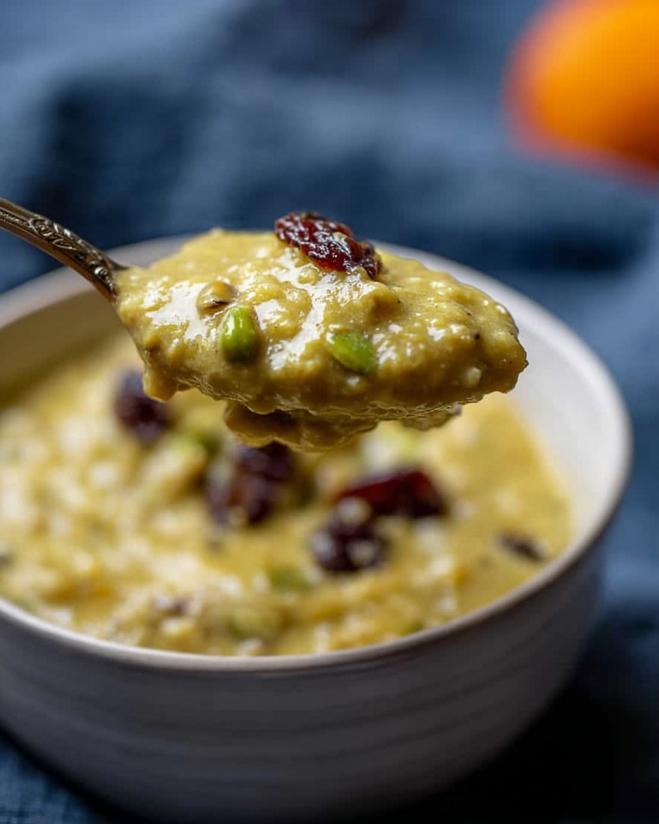 Indian Overnight Oats Inspired by Kulfi Recipe