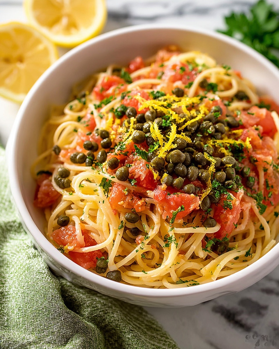 Lemon Capellini Salad Recipe