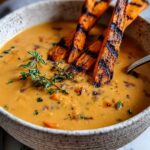 Roasted Italian Sweet Potato Soup Recipe