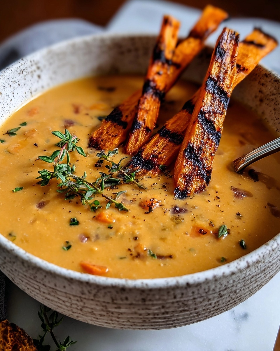 Roasted Italian Sweet Potato Soup Recipe