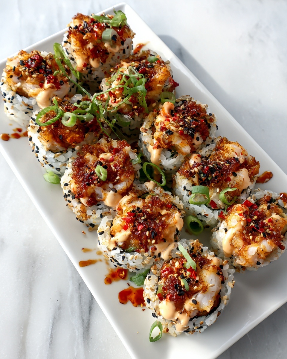 Spicy Tuna Volcano Rolls Recipe