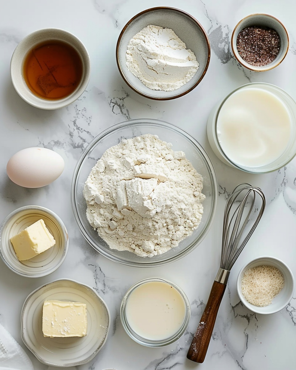 Single white plate presenting one freshly baked, golden brown bun topped with a generous sprinkle of shredded coconut, positioned to reveal a soft, fluffy interior filled with creamy shredded coconut layers, close-up angle emphasizing the tender texture and delicate flakes, set on a white marble surface under natural lighting, styled as a ready-to-eat portion, photo taken with an iphone --ar 4:5 --v 7