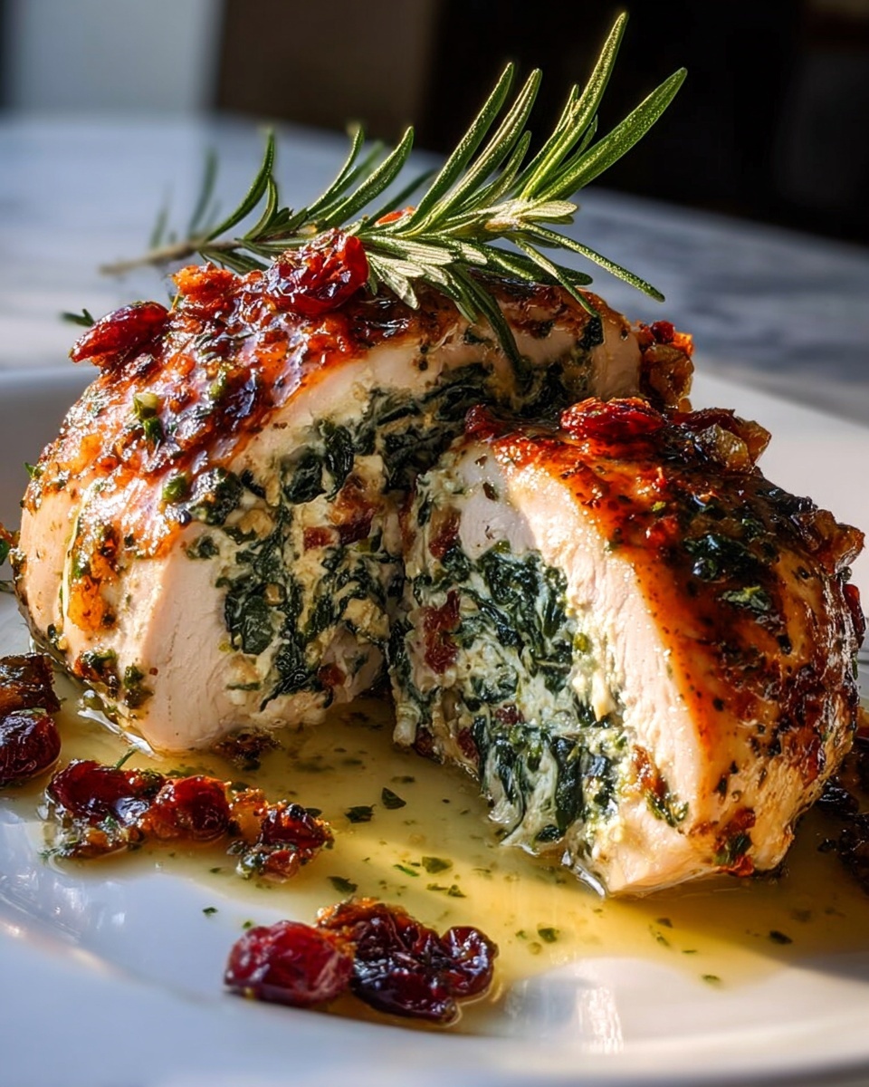 Herbed Ricotta Stuffed Chicken Rolls Recipe