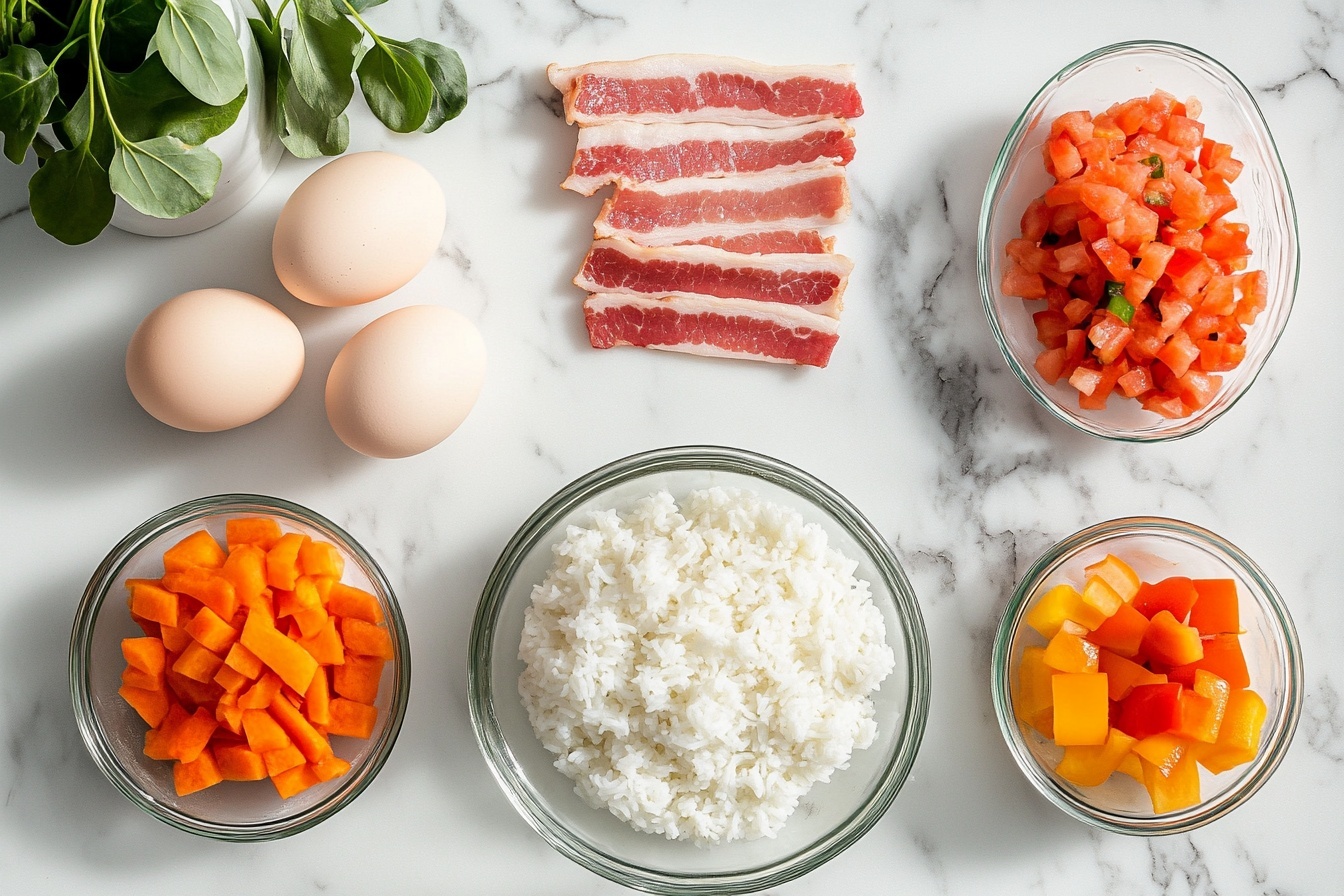 Savory Breakfast Fried Rice Recipe - Recipe Image