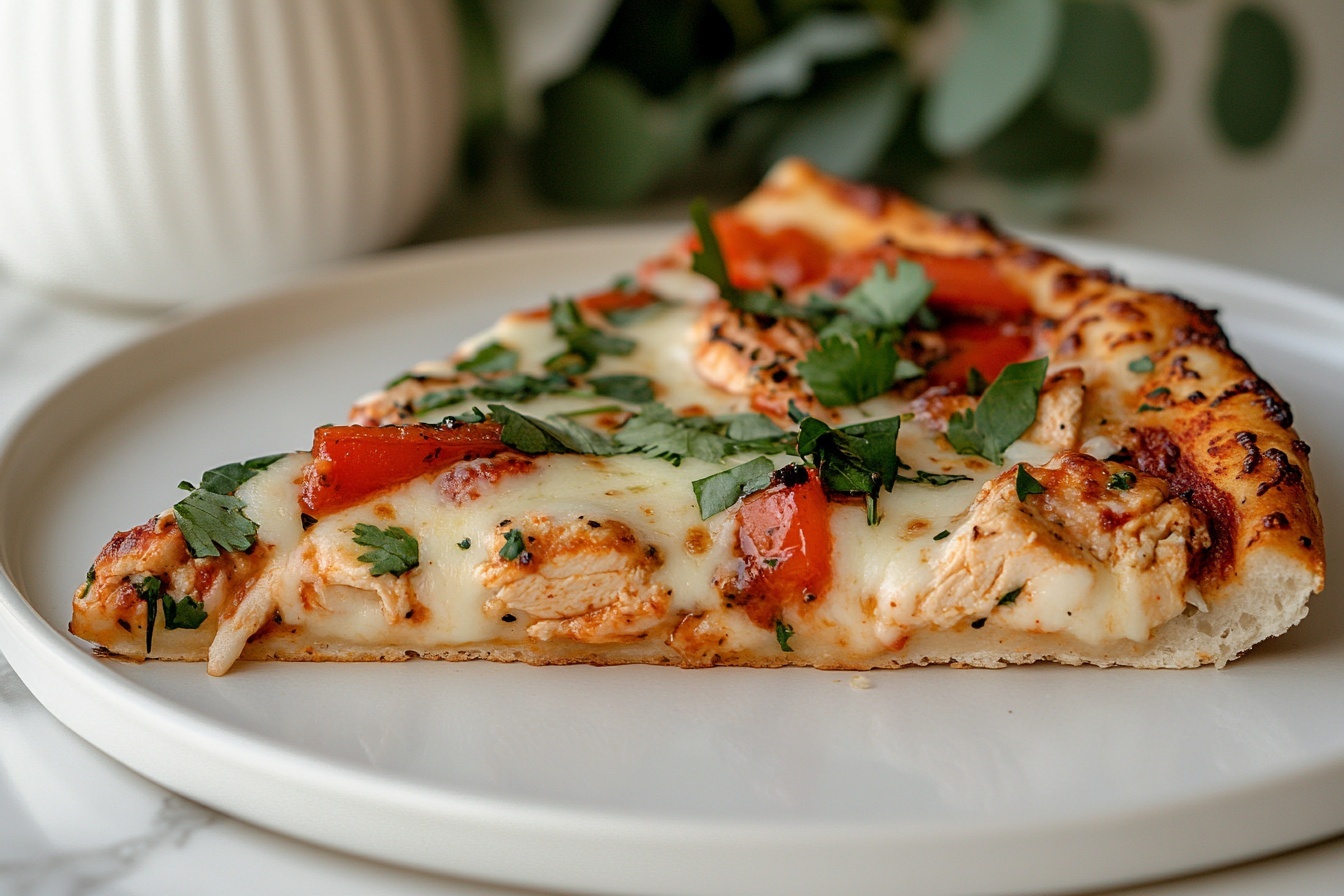 Chili Garlic Chicken Pizza Recipe