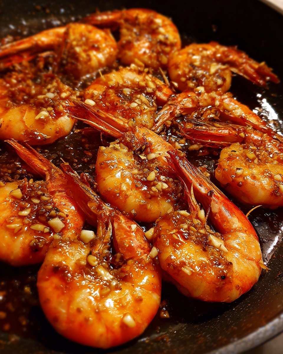 Scallion Braised Giant River Prawns Recipe