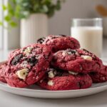 Red Velvet Cookies Filled with White Chocolate Chips and Oreo Crumbles Recipe