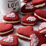 Valentine’s Red Velvet Whoopie Pies Recipe