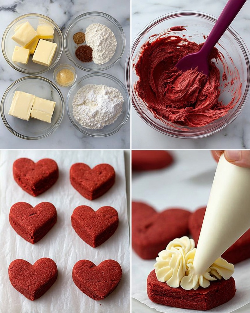 Valentine’s Red Velvet Whoopie Pies Recipe