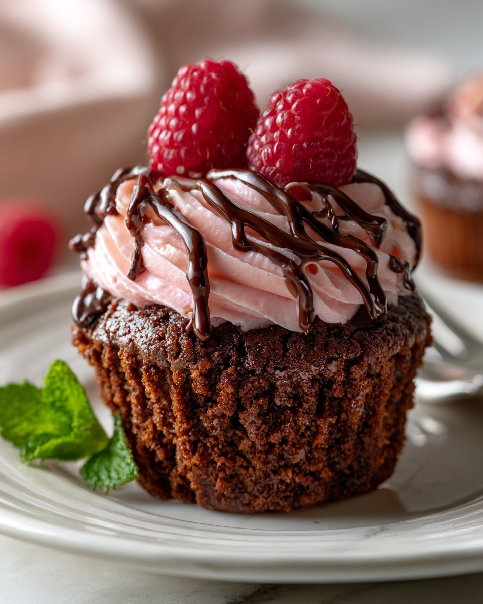 Raspberry Chocolate Lava Cupcakes Recipe