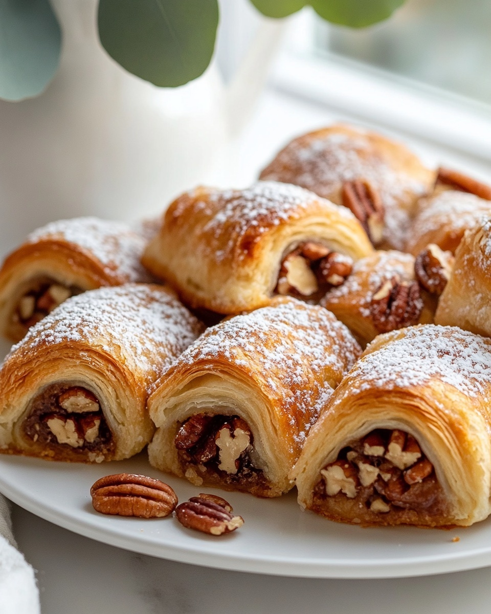 Flaky Italian Nut Roll Cookies Recipe
