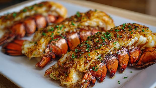 Cajun Butter Grilled Lobster Tails Recipe