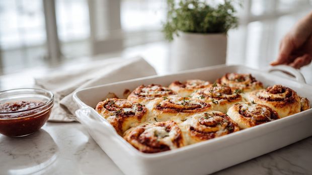 Easy Pepperoni Pizza Pinwheels (Party Favorite) Recipe