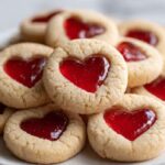 Sweetheart Jam Thumbprint Cookies