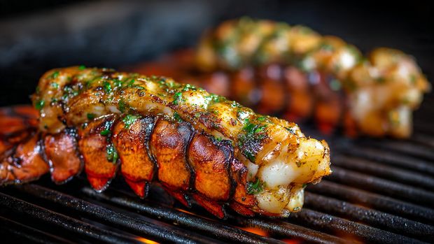 Cajun Butter Grilled Lobster Tails Recipe 4 Cajun Butter Grilled Lobster Tails Recipe - Recipe Image