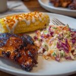 BBQ Chicken Thighs with Fresh Coleslaw Recipe
