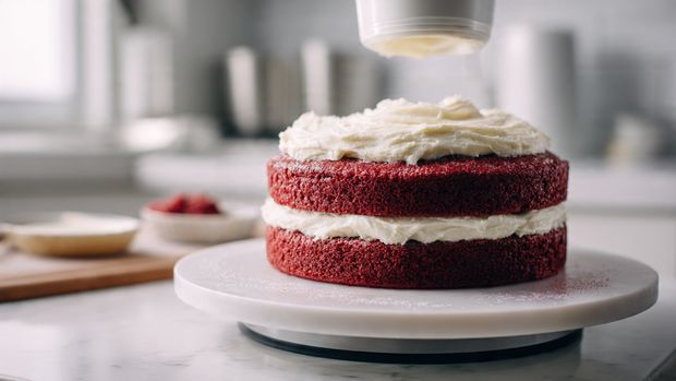Raspberry Lemon Cake with Lemon Buttercream Frosting Recipe