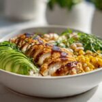 Sticky Chicken and Summer Corn Salad Recipe