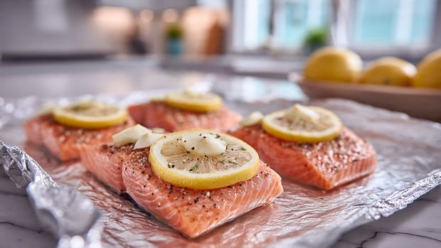 Lemon Garlic Butter Salmon Dinner Recipe