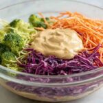 Sticky BBQ Chicken Meatballs with Broccoli Slaw Recipe