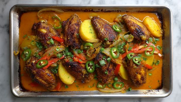 One Pan Baked Chicken & Veggies - Recipe Image