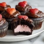 Chocolate Covered Strawberry Cupcakes Recipe
