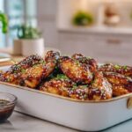 Crispy Honey Garlic Baked Chicken Wings Recipe