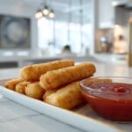 Golden Crunch Mozzarella Sticks (Oven or Air Fryer) Recipe