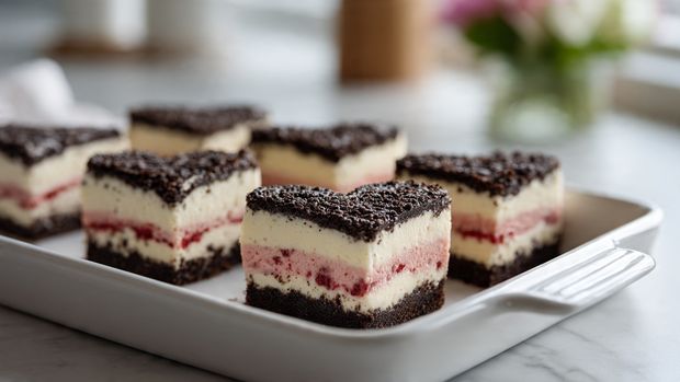 Heart-Shaped Oreo Cheesecake Bites Recipe