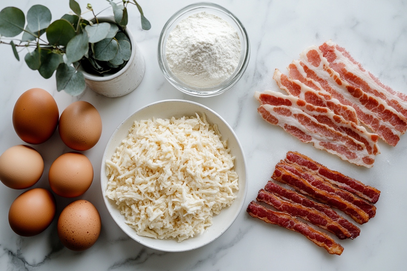Egg Topped Hash Browns With Bacon Gravy Recipe - Recipe Image