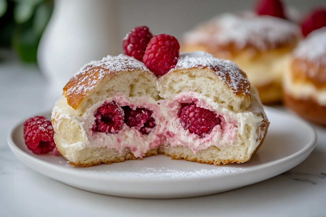 Irresistible Raspberry Cream Maritozzi Buns Recipe