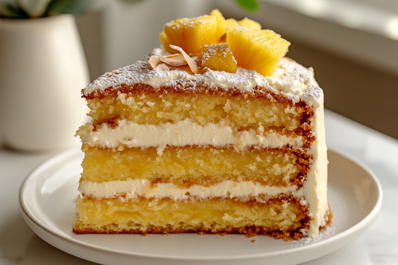 Pineapple Coconut Dream Cake Recipe