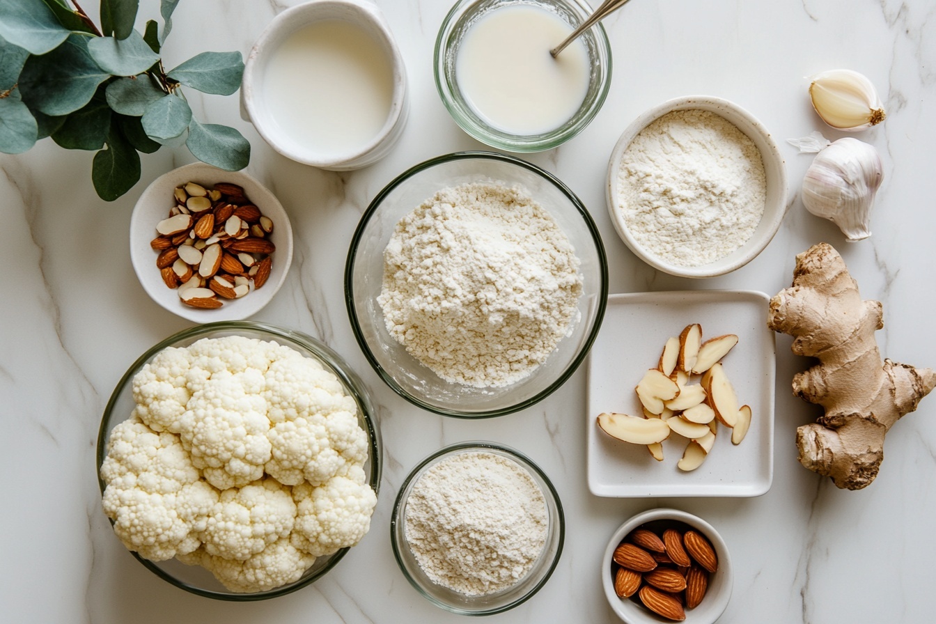 A large white serving bowl filled with a whole batch of crispy fried chicken wings generously coated in a rich, sticky red glaze, sprinkled with white sesame seeds and finely chopped green onions, arranged to showcase their texture and vibrant color, set on a crinkled white parchment paper inside the bowl, photographed from a slightly angled overhead view on a white marble countertop with natural lighting, styled as a hero food magazine shot, photo taken with an iphone --ar 4:5 --v 7