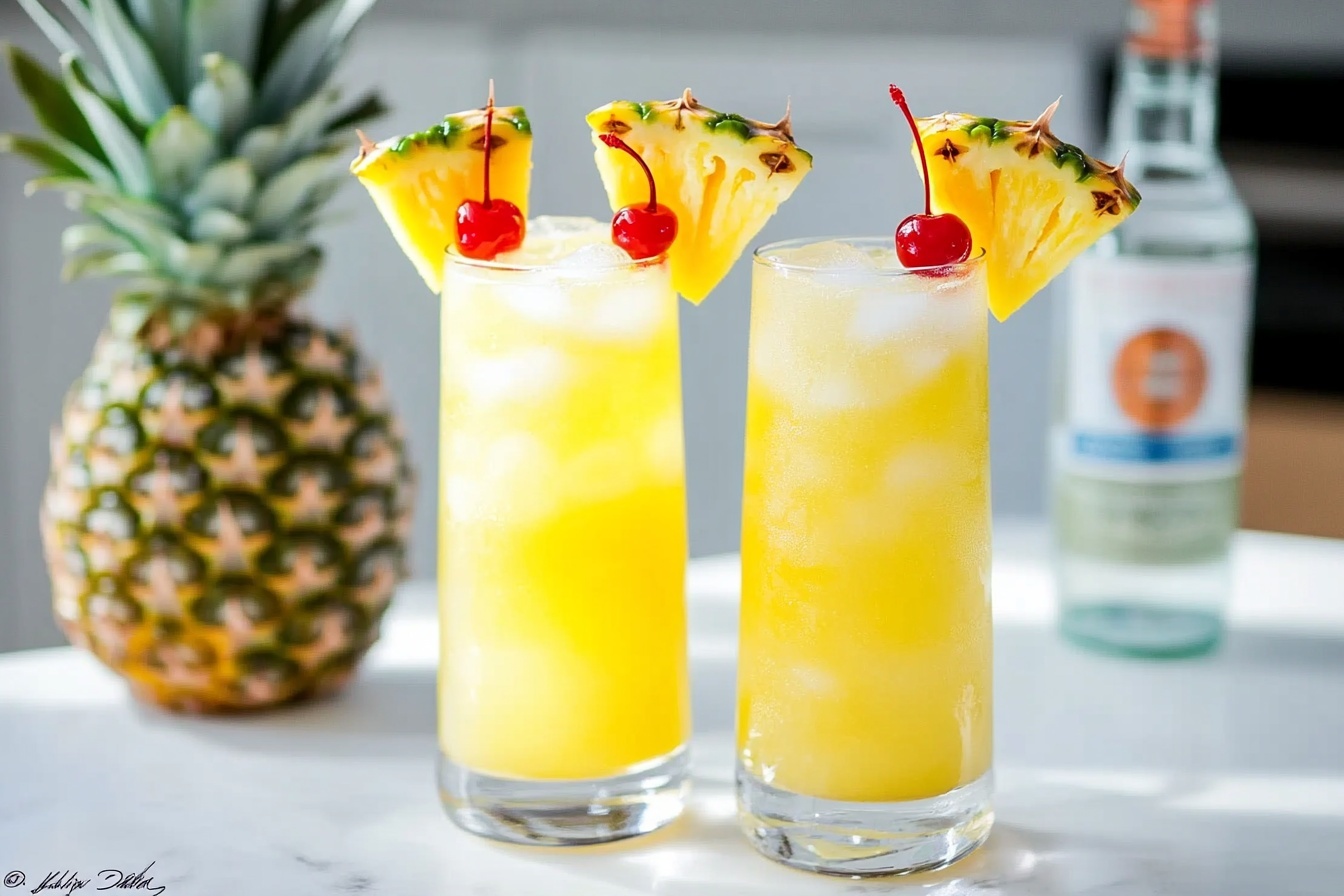 Refreshing Pineapple Coconut Spritzer Recipe for Summer