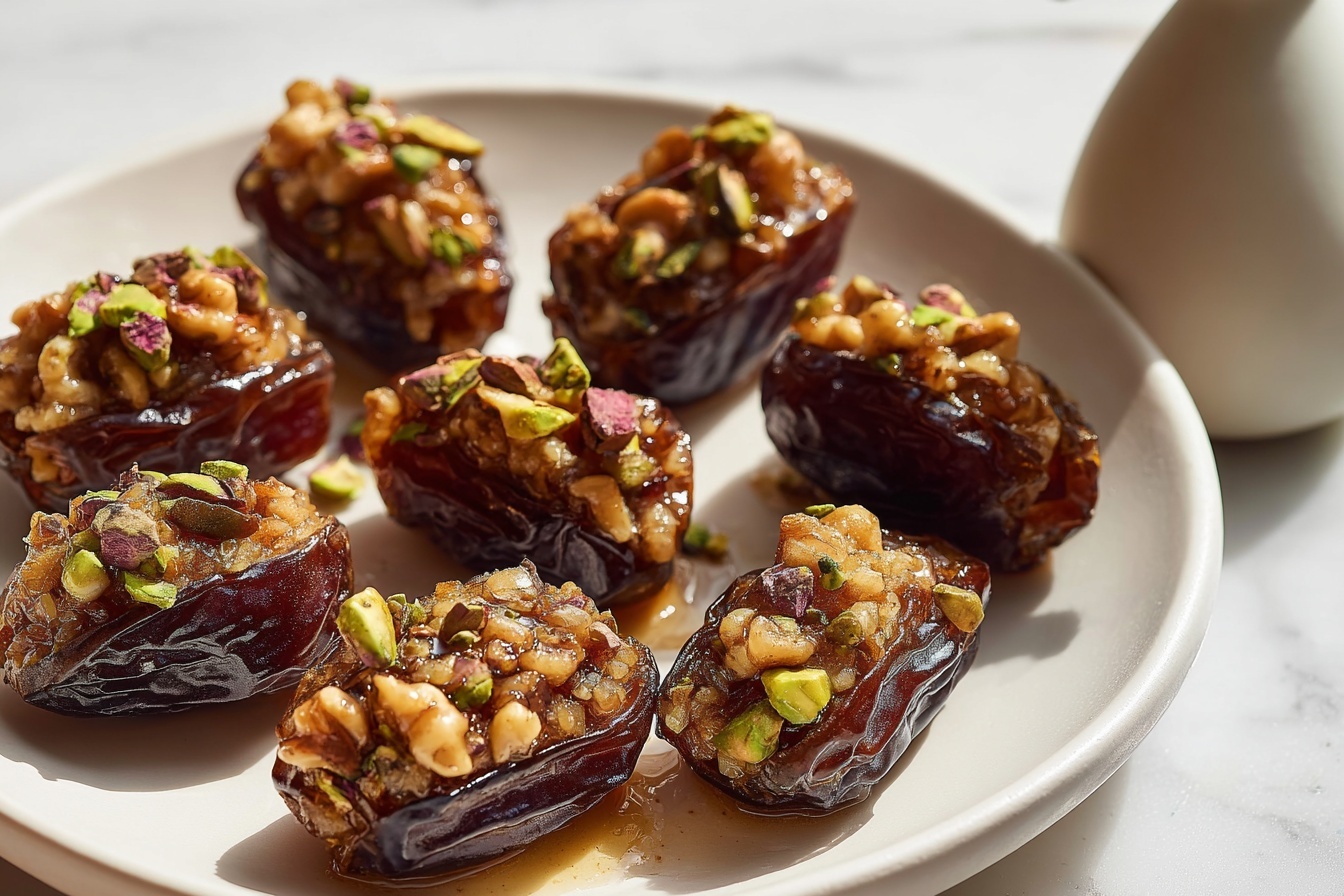 Baklava Stuffed Dates Recipe