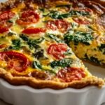 Cottage Cheese Crustless Quiche Recipe