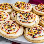 Butterbeer Cookies with Butterscotch Frosting and Harry Potter-Inspired Sprinkles Recipe