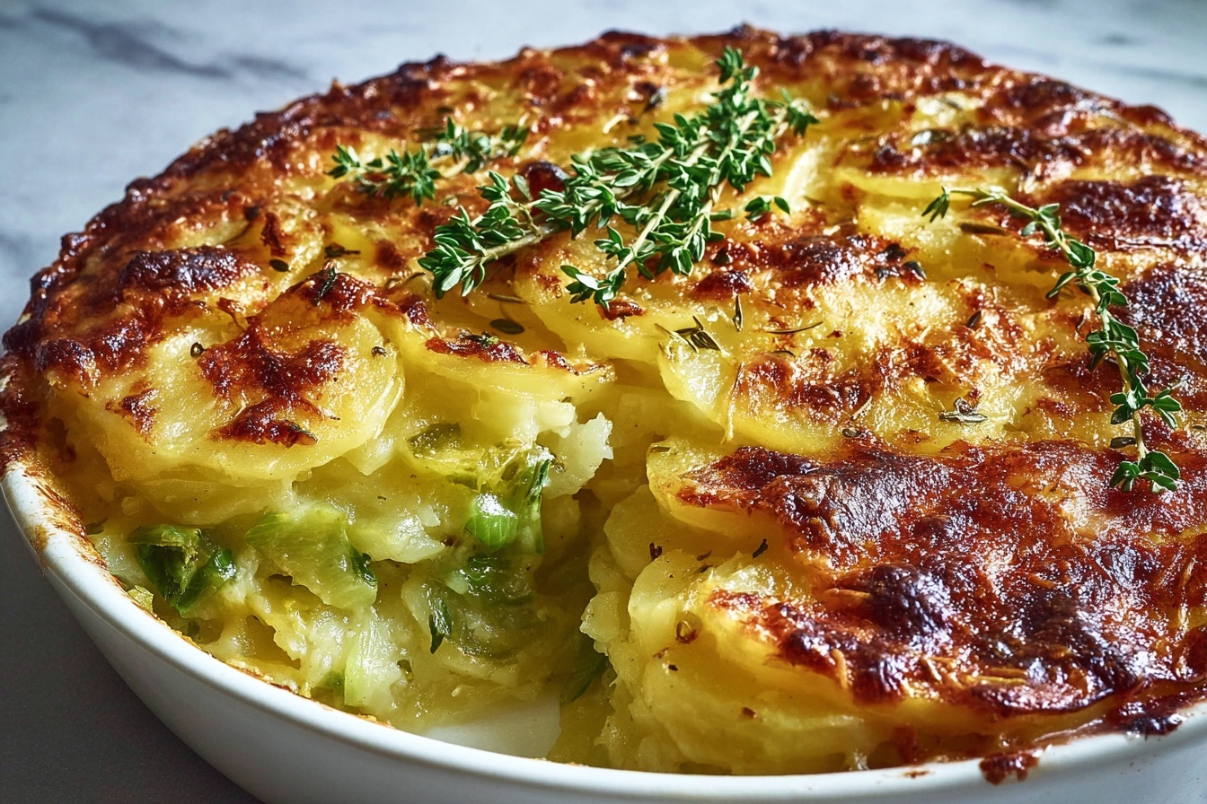 Rumbledethumps: Traditional Scottish Mashed Potatoes with Cabbage and Cheddar Recipe
