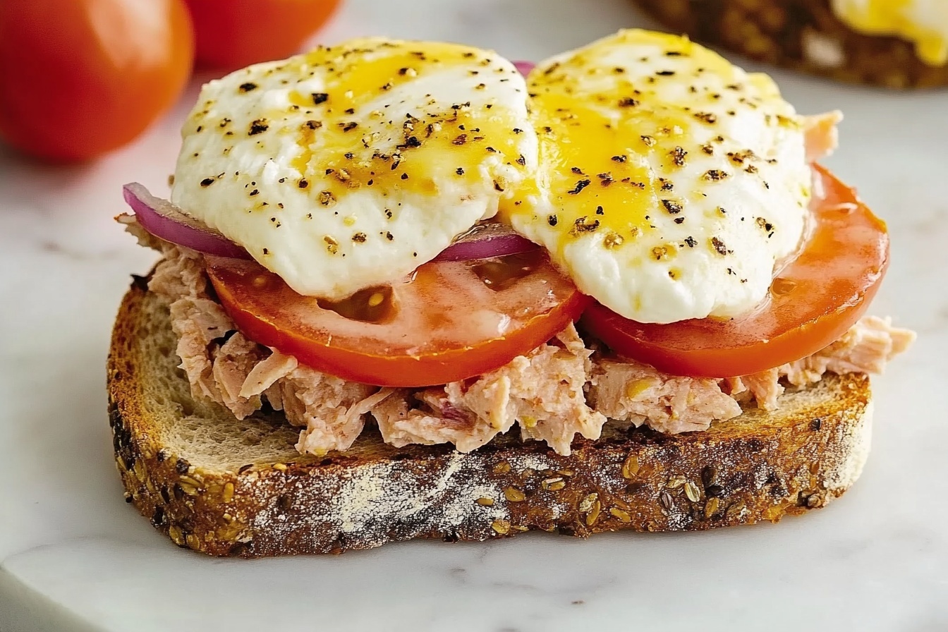 Open-Faced Tuna Melt Recipe