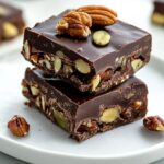 Dark Chocolate Nut Squares Recipe