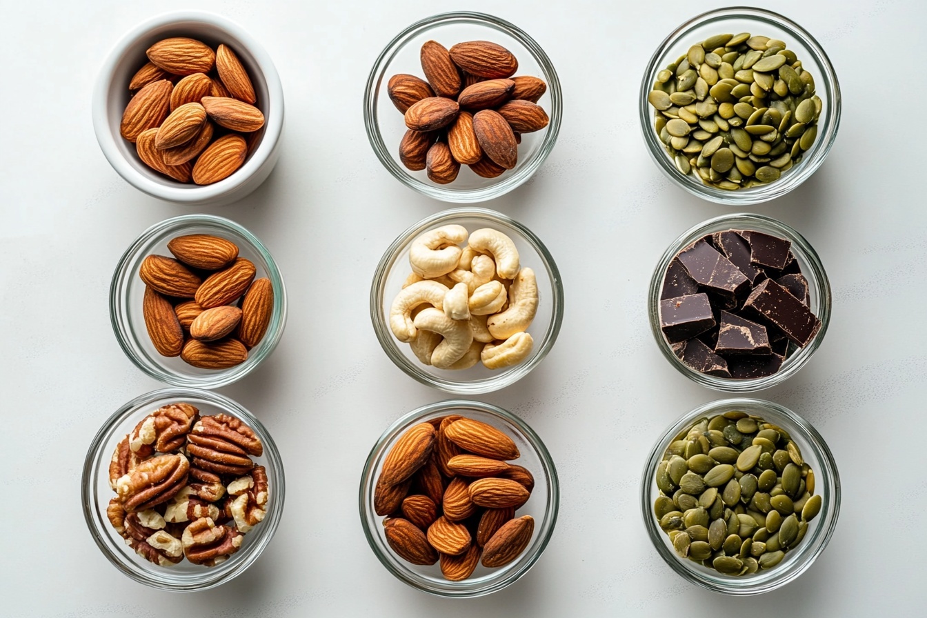 Dark Chocolate Nut Squares Recipe - Recipe Image