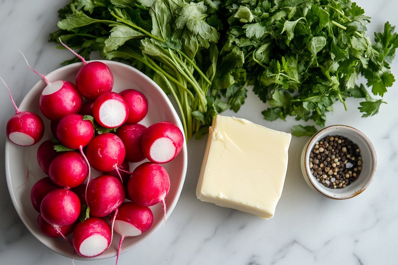 Single white plate featuring a close-up, intimate serving of crispy roasted baby red potatoes glistening with melted herb butter, generously sprinkled with flaky sea salt crystals and chopped fresh thyme. The potatoes show a beautifully wrinkled exterior with golden-brown caramelized spots, highlighting their tender, fluffy interior peeking through. The plate is set on a white marble surface under soft natural daylight from a kitchen window, styled elegantly with a sprig of thyme as garnish, emphasizing the rich textures and mouth-watering appeal of this indulgent gourmet side dish. REALISTIC STYLE IMAGE| TAGS: High-end food photography, clean composition, dramatic lighting, luxurious, elegant, mouth-watering, indulgent, gourmet | CAMERA: Nikon Z7 | FOCAL LENGTH: 50mm | SHOT TYPE: Close-up | COMPOSITION: 3/4 angle | LIGHTING: Soft directional light | PRODUCTION: Food Stylist | TIME: Daytime I LOCATION TYPE: Kitchen near windows --stylize 150 --ar 3:2