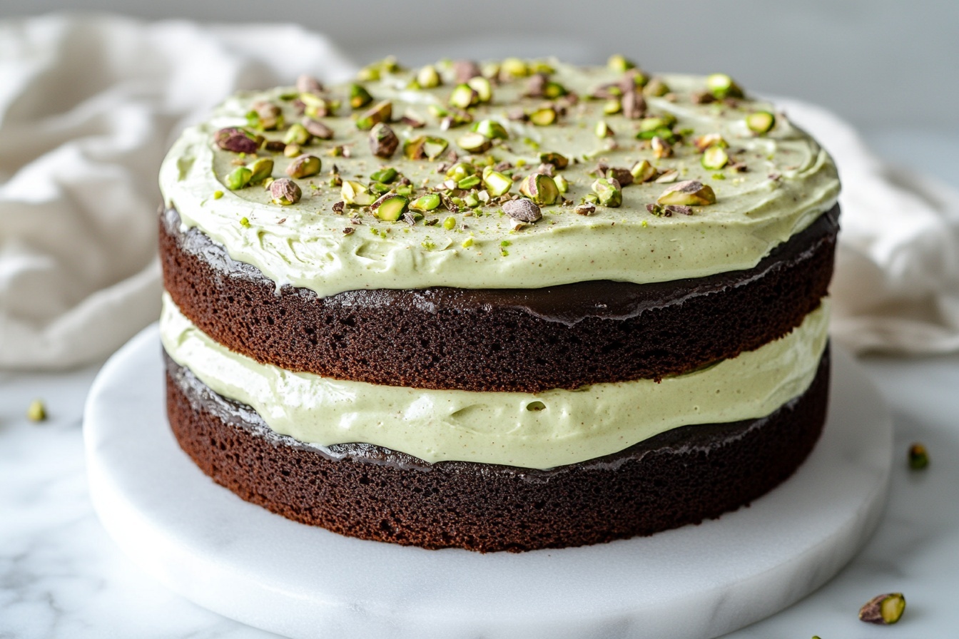 Chocolate Pistachio Cake Recipe