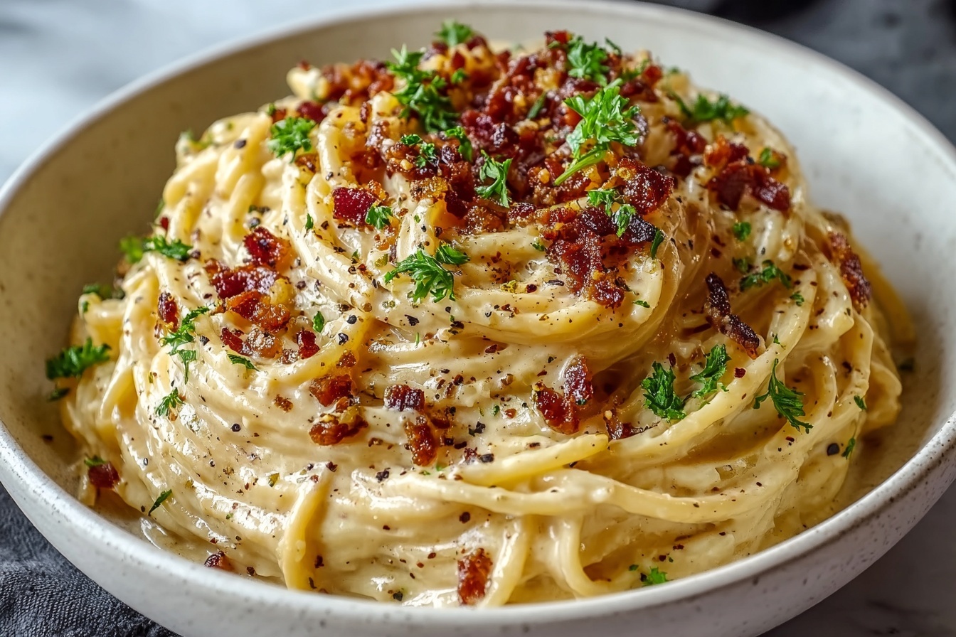 Caramelized Onion Pasta with Chili Oil Recipe