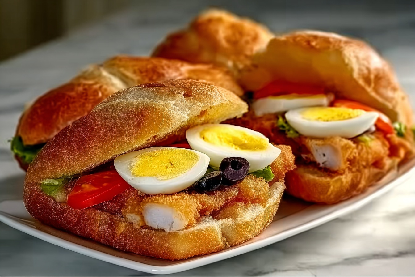 Spicy Tunisian Tuna Sandwich with Harissa, Preserved Lemon, and Semolina Bread Recipe