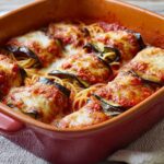 Spaghetti Stuffed Eggplant Rollups {Involtini di Melanzane} Recipe