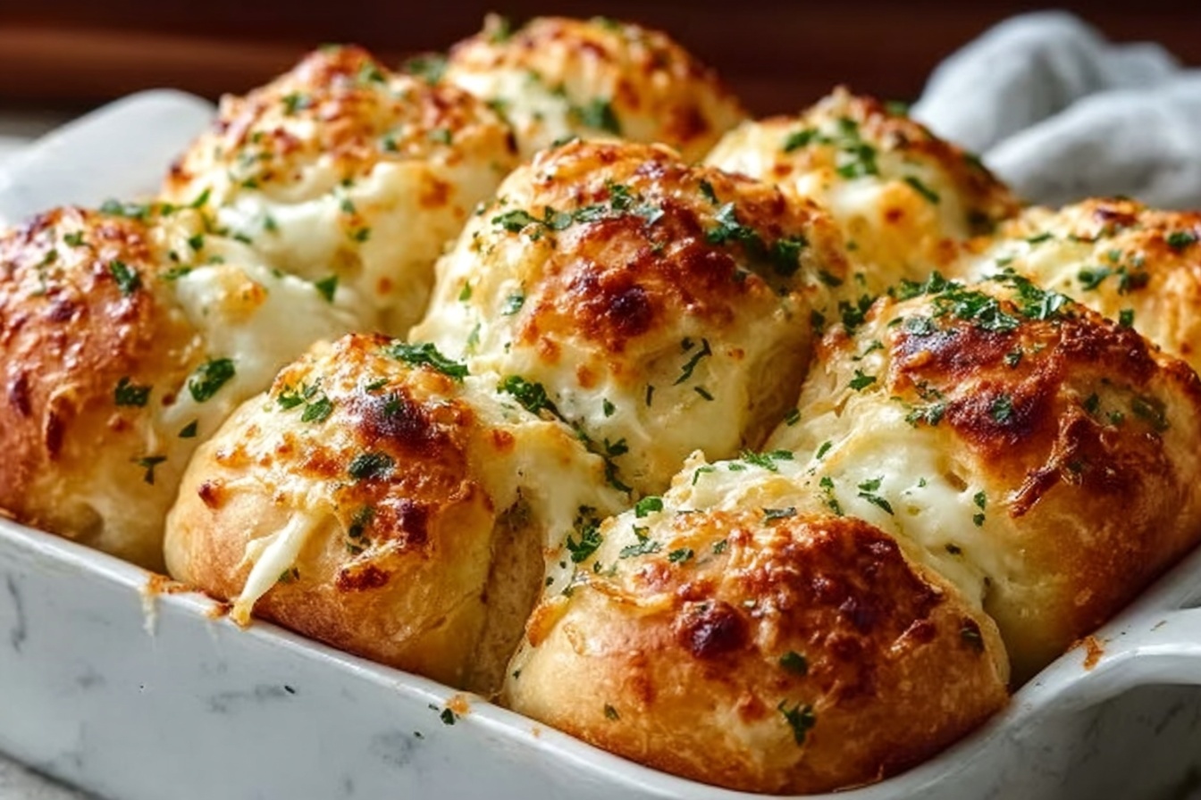 Garlic Butter Cheese Bombs Recipe