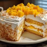 Irresistibly Moist Coconut Mango Cake That Will Brighten Your Day Recipe