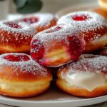 Strawberry Cheesecake Donuts-Easy Recipe