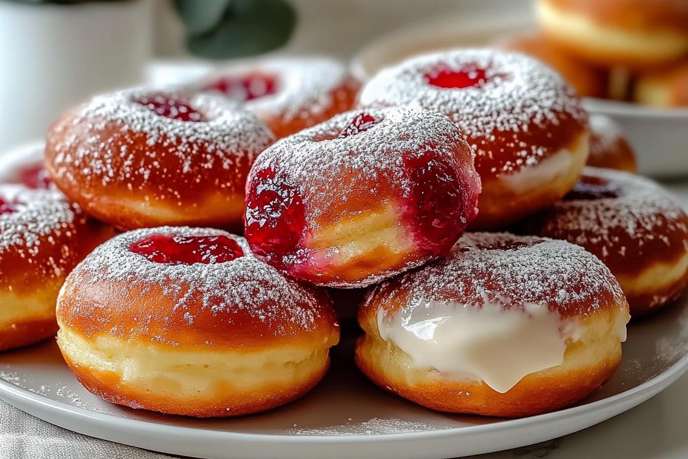 Strawberry Cheesecake Donuts-Easy Recipe